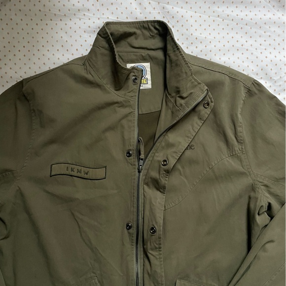 Dime Men’s Military I Know Jacket Army Green Size Large - Picture 5 of 10